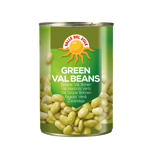 Valle Del Sole Green Val Beans, 425g