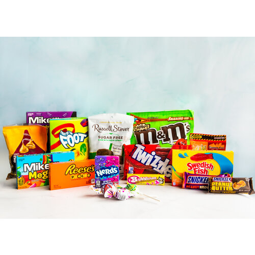 Populaire Amerikaanse chocolade en snoep.