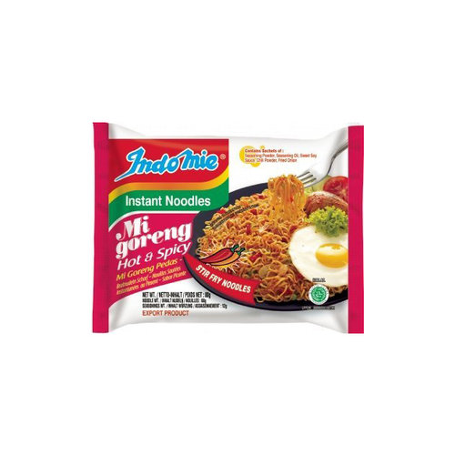 Indomie Instant Noodles Mi Goreng Pedas, 80g