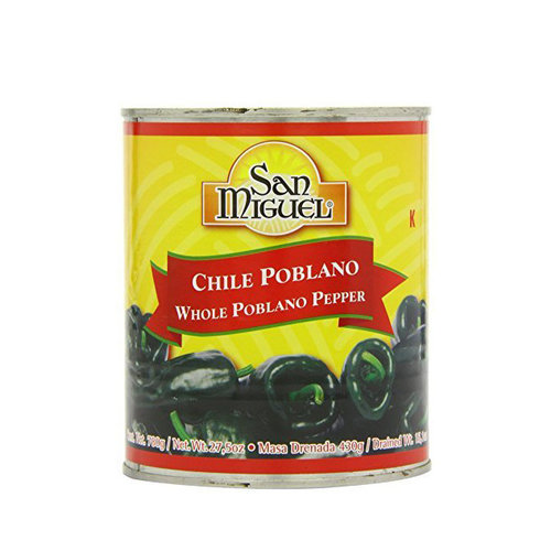 San Miguel Whole Poblano Peppers, 780g