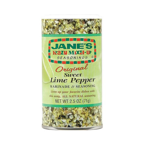 Jane's Krazy Sweet Lime Pepper, 71g. Jane's Krazy Sweet Lime Pepper, 71g.