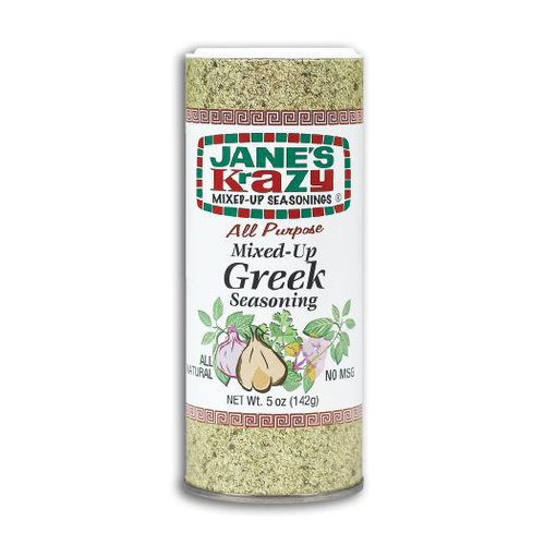 Jane's Krazy Mixed-Up Greek Seasoning, 142g Jane's Krazy Mixed-Up Greek Seasoning, 142g