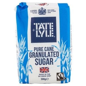 Tate & Lyle Pure Cane Granulated Sugar, 500g