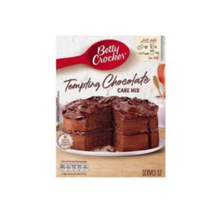 Betty Crocker Tempting Chocolate Cake Mix, 425g THT: 26-2-24