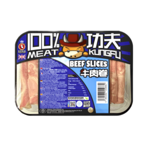 Kung Fu Kung Fu Frozen Beef Slices, 400g