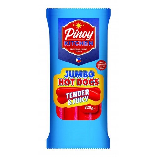 Pinoy Kitchen Jumbo Hot Dogs, 320g Pinoy Kitchen Jumbo Hot Dogs, 320g
