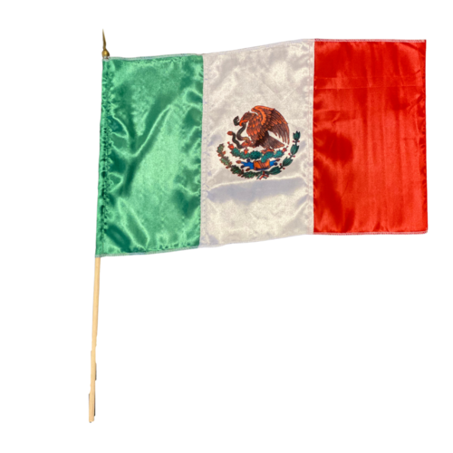 Mexican Flag, 33x58cm