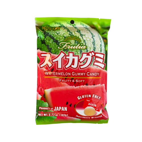 Kasugai Kasugai Watermelon Gummy Candy, 102g Kasugai Kasugai Watermelon Gummy Candy, 102g