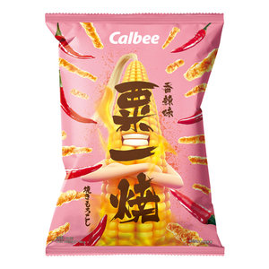 Calbee Calbee Scharfer & Würziger Mais-Snack, 80g