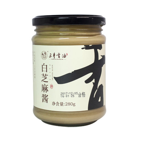 Sanfeng White Sesame Paste, 280g Sanfeng White Sesame Paste, 280g