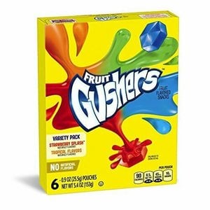 Betty Crocker Fruit Gushers Variety Pack, 136g