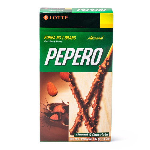 Lotte Pepero Almond & Chocolate Sticks, 32g