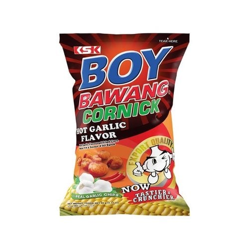 Boy Bawang Boy Bawang Cornick Hot Garlic Geschmack, 100g