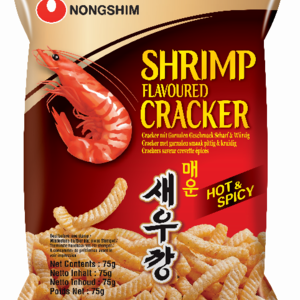 Nongshim Shrimp Flavored Cracker Hot & Spicy, 75g