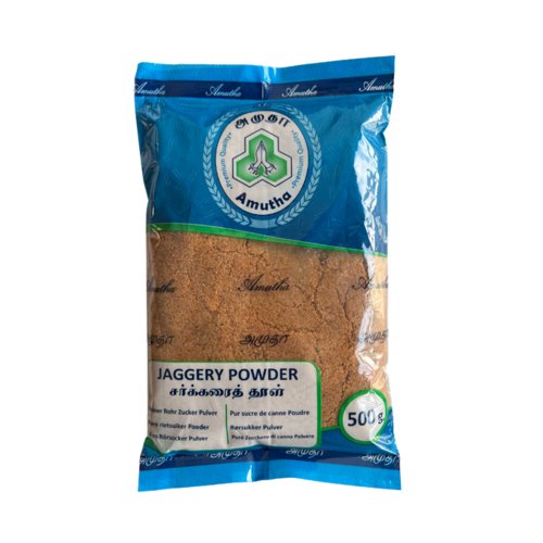 Amutha Amutha Jaggery-Pulver braun, 500g