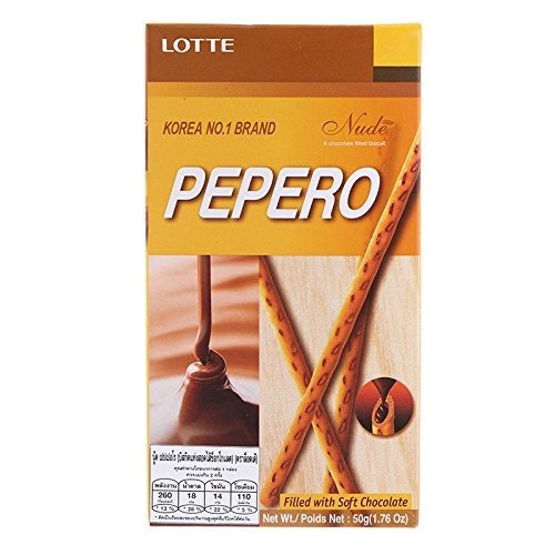 Lotte Pepero Nude Choco Filled, 50g Lotte Pepero Nude Choco Filled, 50g