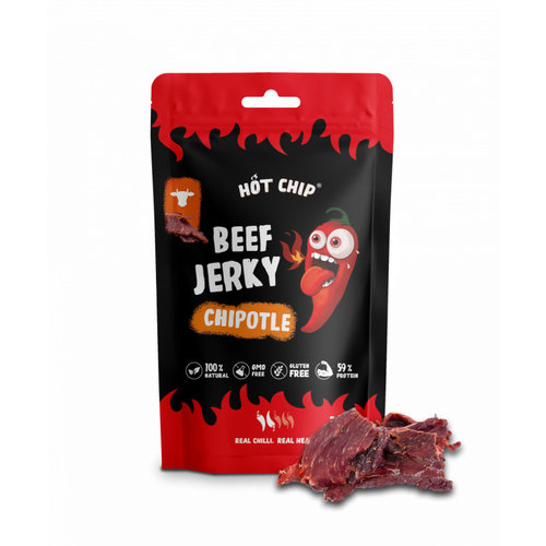 Hot Chip Beef Jerky Chipotle, 25g