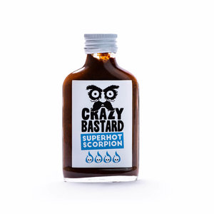 Crazy Bastard Superhot Skorpion Hot Sauce, 100ml