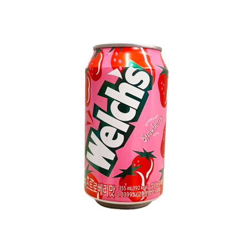 Welch's Welchs Strawberry Soda, 355ml THT 22-02-23