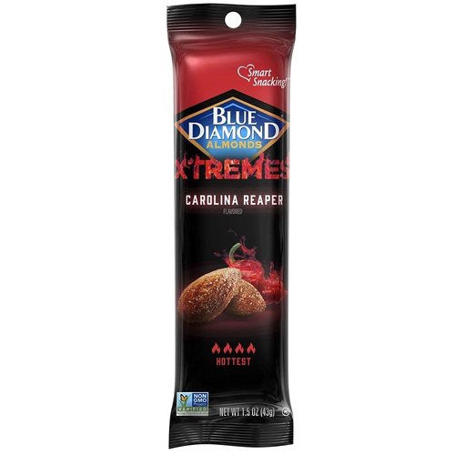 Blue Diamond Almonds Xtremes Carolina Reaper, 43g Blue Diamond Almonds Xtremes Carolina Reaper, 43g