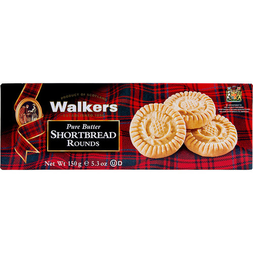 Walkers Walkers Shortbread Rounds, 150g