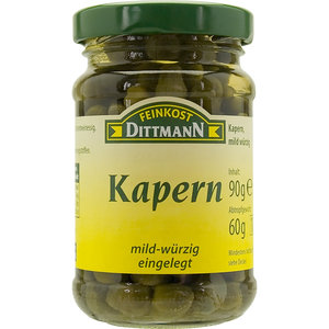 Capers Mildly Seasoned, 90g