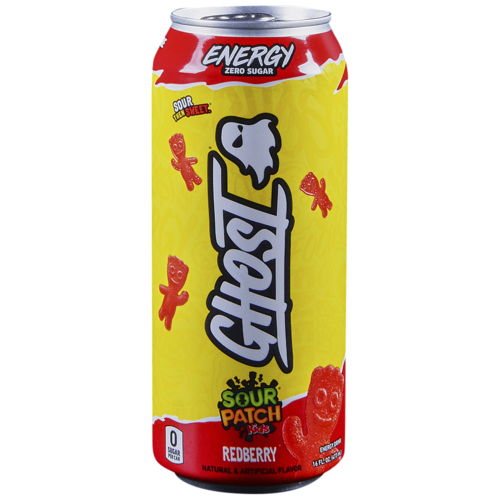 Ghost Sour Patch Kids Redberry Energy Drink, 473ml Ghost Sour Patch Kids Redberry Energy Drink, 473ml