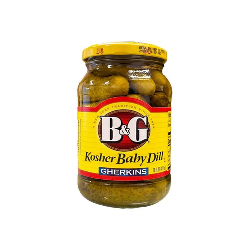 B&G B&G Sweet Gherkins, 473ml Best before: 22-5-23 B&G B&G Sweet Gherkins, 473ml Best before: 22-5-23
