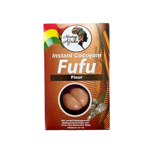 Heritage Afrika Instant Cocoyam Fufu Flour, 680g