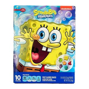 Betty Crocker Spongebob Squarepants Fruit Flavoured Snacks, 226g