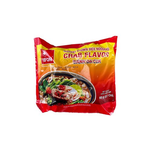 Vifon Instant Brown Rice Noodles Crab Flavor, 60g Vifon Instant Brown Rice Noodles Crab Flavor, 60g