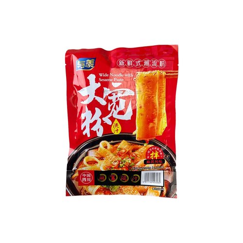 Yumei Wide Noodle With Sesame Paste, 280g Yumei Wide Noodle With Sesame Paste, 280g