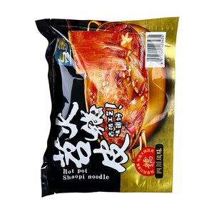 Yumei Hot Pot Wide Noodle Shaopi, 260g