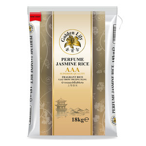 Golden Lily Jasmine Rice, 18kg Golden Lily Jasmine Rice, 18kg