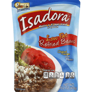 Isadora Isadora Fettfreie Refried Pinto-Bohnen, 430g