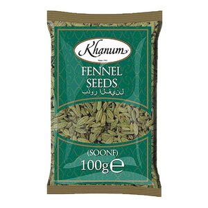 Khanum Khanum Fennel Seeds, 100g