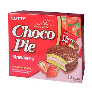 Lotte Chocopie Strawberry Flavour, 336g
