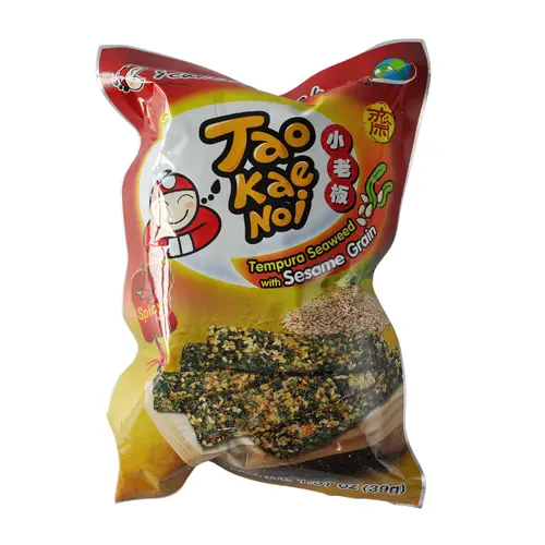 Tao Kae Noi Spicy Tempura Seaweed with Sesame Grain, 39g Tao Kae Noi Spicy Tempura Seaweed with Sesame Grain, 39g