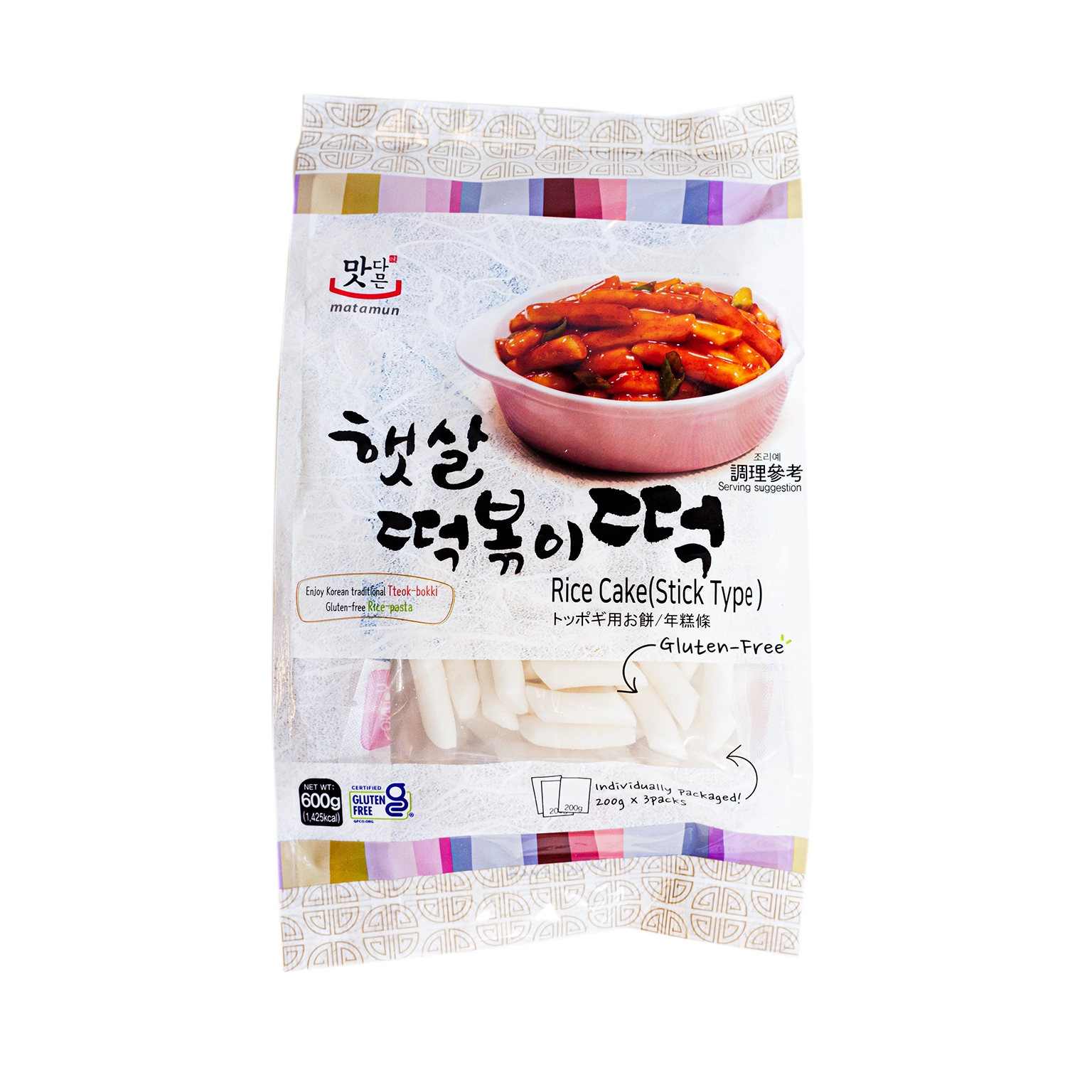 Matamun Rice Cake Sticks, 600g Tjin's Toko