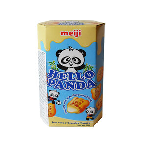 Meiji Hello Panda Milk Cream Flavour, 50g THT 12-6-25