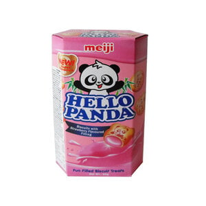 Meiji Hallo Panda Erdbeergeschmack, 50g