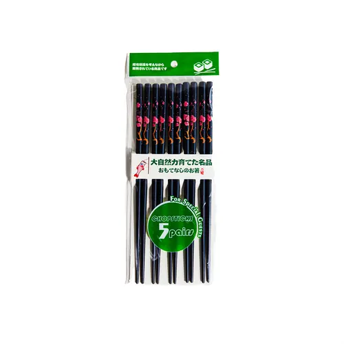 Chopsticks Black Blossom 5pairs Chopsticks Black Blossom 5pairs