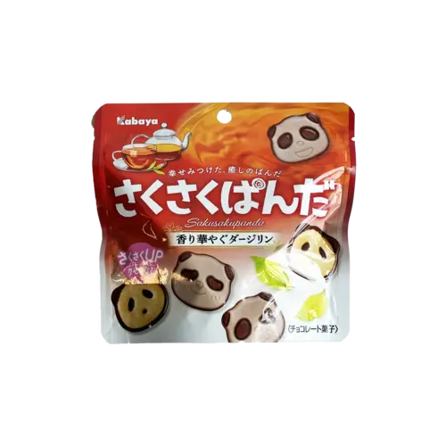 Sakusaku Panda Chocolate Biscuits - Darjeeling, 47g Sakusaku Panda Chocolate Biscuits - Darjeeling, 47g