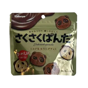 Sakusaku Panda Chocolate Biscuits, 47g
