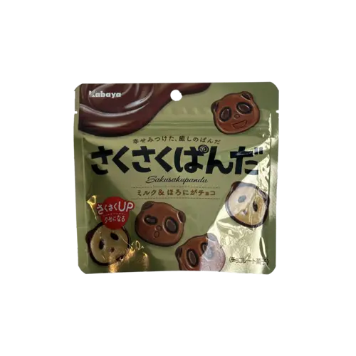 Sakusaku Panda Chocolate Biscuits, 47g