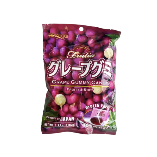 Kasugai Kasugai Grape Gummy Candy, 107g