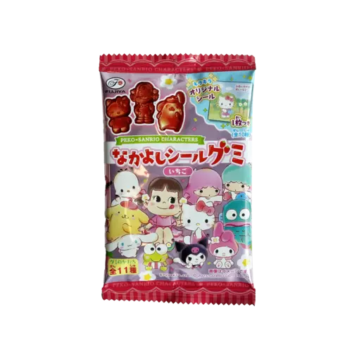 Fujiya Peko Chan x Sanrio Strawberry Gummy, 5g Fujiya Peko Chan x Sanrio Strawberry Gummy, 5g