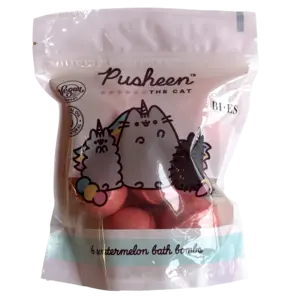 Pusheen Wassermelonen-Badebomben, 6 Stück