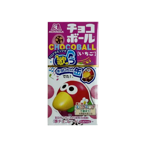 Morinaga Choco Ball Strawberry, 25g