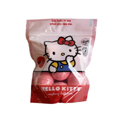 Hello Kitty Raspberry Bath Bombs, 6pc